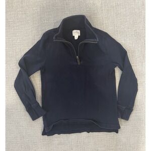 Crewcuts Youth 1/4 Zip Sweatshirt in Navy size small